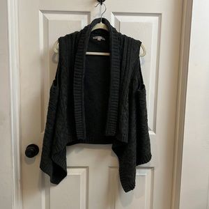 Charcoal sweater vest
